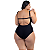 Body Maiô Costas Nuas Modelador Disfarça Barriga Drapeado - Imagem 4