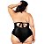 Maiô Plus Size liso Chapa barriga Com Bojo Cortinão - Imagem 8