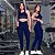 Conjuntos 2 Peças Academia Tule Feminino Fitness Grosso - Imagem 9