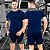 Conjunto Bicolor Básico Kit Masculino Dry Fit Anti Suor Novo - Imagem 12