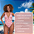 Maiô Feminino Body Estampado Frente Cavada Decote Ajustável - Imagem 7