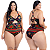 Body Plus Size Praia Piscina Com Bojo Reforçado Estampado - Imagem 5