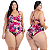 Body Plus Size Praia Piscina Com Bojo Reforçado Estampado - Imagem 20