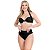 Bikini Top Retrô Aro Meia Taça Hot Pant Cintura Media Femini - Imagem 9