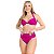 Bikini Top Retrô Aro Meia Taça Hot Pant Cintura Media Femini - Imagem 11