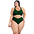 Biquini Plus Size Feminino Moda Praia Decote Em U Dourado - Imagem 13