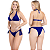 Bikini Feminino Asa Delta Amarrar Lateral Textura Esteirinha - Imagem 9