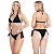 Bikini Feminino Asa Delta Amarrar Lateral Textura Esteirinha - Imagem 12
