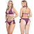 Bikini Feminino Asa Delta Amarrar Lateral Textura Esteirinha - Imagem 3