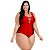 Maio Body Acinturado Plus Size Modela Cintura Liso Casual - Imagem 18