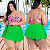 Saída de Praia Feminina Saia Curta Rodada Abotoador Lateral - Imagem 19