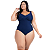 Maio Body Acinturado Plus Size Modela Cintura Liso Casual - Imagem 11