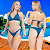 Bikini Sobreposição Asa Delta Alças Largas Amarração Textura - Imagem 9