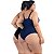 2 Body Maiô Acinturado Plus Size Modela Cintura Liso Casual - Imagem 2
