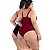 2 Body Maiô Acinturado Plus Size Modela Cintura Liso Casual - Imagem 16