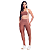 Conjunto Feminino Academia Fitness Recorte Bicolor Com Bojo - Imagem 1