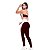 Conjunto Feminino Academia Fitness Recorte Bicolor Com Bojo - Imagem 12