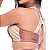 Conjunto Feminino Academia Fitness Recorte Bicolor Com Bojo - Imagem 4