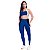 Conjunto Feminino Academia Fitness Recorte Bicolor Com Bojo - Imagem 7