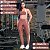 Conjunto Feminino Academia Fitness Recorte Bicolor Com Bojo - Imagem 6