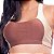 Conjunto Feminino Academia Fitness Recorte Bicolor Com Bojo - Imagem 3