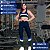 Conjunto Feminino Top Academia Calça Legging Listra Nadador - Imagem 20