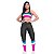 Conjunto Feminino Top Academia Calça Legging Listra Nadador - Imagem 1