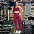 Conjunto Academia Feminino Moda Fitness Top Bojo Legging Gym - Imagem 8