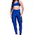 Conjunto Feminino Bicolor Academia Top Nadador Calça Legging - Imagem 18