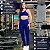 Conjunto de Academia Fitness Feminino Top Calça Lisa Treino - Imagem 20