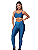 Conjunto de Academia Fitness Feminino Top Calça Lisa Treino - Imagem 5