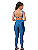 Conjunto de Academia Fitness Feminino Top Calça Lisa Treino - Imagem 10