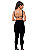Conjunto de Academia Fitness Feminino Top Calça Lisa Treino - Imagem 6