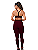 Conjunto Esportivo Feminino Calça Lisa Com Top Alças Finas - Imagem 8