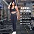 Conjunto Esportivo Feminino Calça Lisa Com Top Alças Finas - Imagem 10