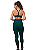 Conjunto Esportivo Feminino Calça Lisa Com Top Alças Finas - Imagem 10