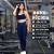 Conjunto Esportivo Feminino Calça Lisa Com Top Alças Finas - Imagem 5