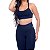 Conjunto Esportivo Feminino Calça Lisa Com Top Alças Finas - Imagem 3