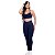 Conjunto Esportivo Feminino Calça Lisa Com Top Alças Finas - Imagem 1