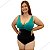 Maiô, Body Feminino Plus Bicolor Chapa Barriga Com Bojo Neon - Imagem 8