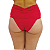 Biquini Calcinha Avulsa Tapa Barriga Drapeada Cós Alto Duplo - Imagem 10
