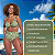Biquíni Estampado Feminino Hot Pant Bojo Top Com Abotoador - Imagem 7