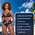 Biquíni Estampado Feminino Hot Pant Bojo Top Com Abotoador - Imagem 16