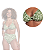 Biquíni Estampado Feminino Hot Pant Bojo Top Com Abotoador - Imagem 3