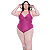 Maiô Plus Size Feminino Com Bojo Amarração nas Costas - Imagem 8