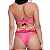 Bikini Feminino Bojo Fixo Meia Taça Estampa Dupla Cós Alto - Imagem 19