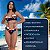 Bikini Feminino Bojo Fixo Meia Taça Estampa Dupla Cós Alto - Imagem 10