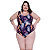 Maiô Body Plus Size Feminino Estampado Com Forro Interno - Imagem 7