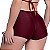 Short Saída De Praia Com Rolotê Ajustes Laterais Lançamento - Imagem 7