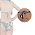 Biquíni Feminino Estampado Juv Moças Bojo Calcinha Borboleta - Imagem 4
